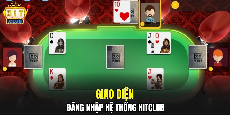 Giao diện đăng nhập hệ thống HITCLUB