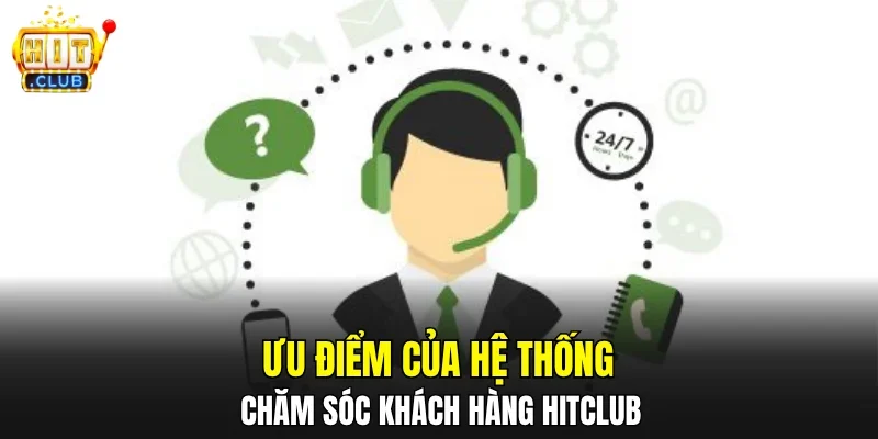 Ưu điểm của hệ thống chăm sóc khách hàng HITCLUB